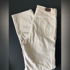 Mens L.L Bean fleece lined pants